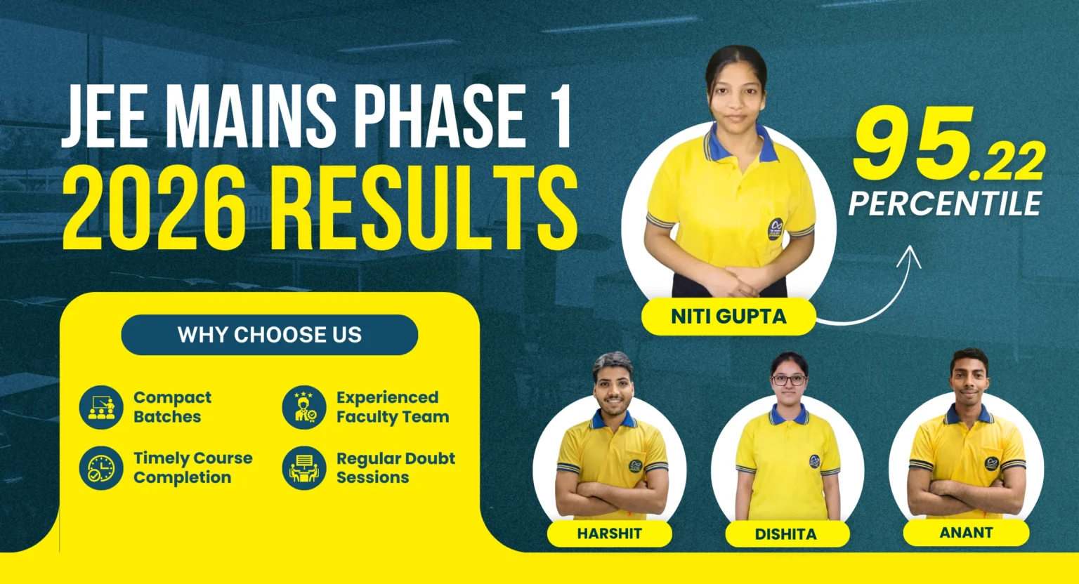 JEE MAINS PHASE - 2026 RESULT MOBILE